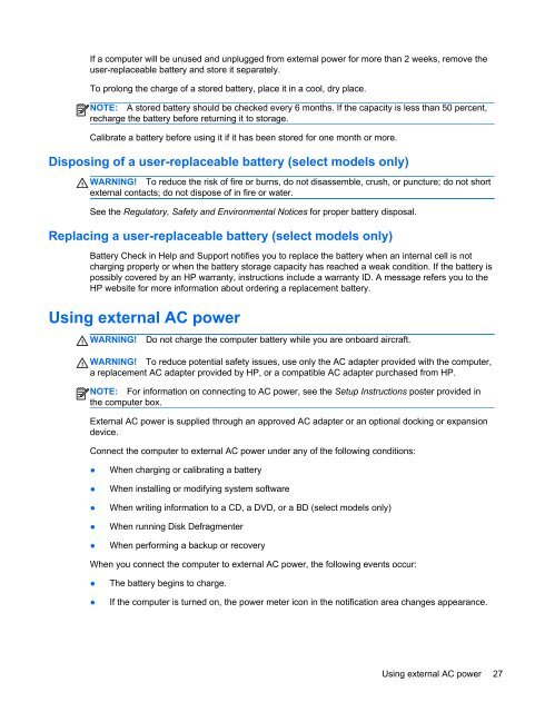 HP ProBook 4540s Notebook PC Reference Guide - static ...