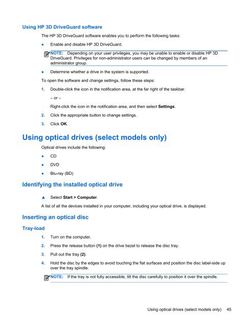 HP ProBook 4540s Notebook PC Reference Guide - static ...