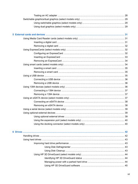 HP ProBook 4540s Notebook PC Reference Guide - static ...