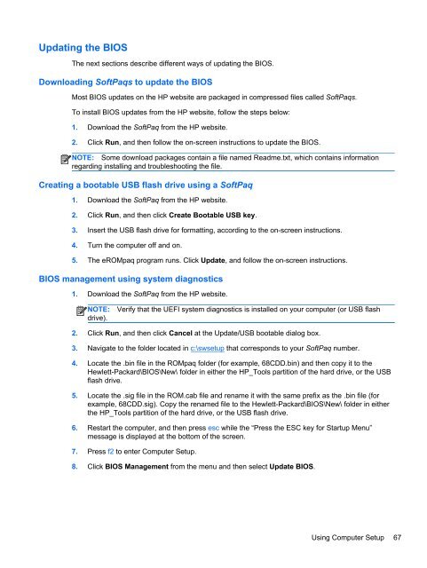 HP ProBook 4540s Notebook PC Reference Guide - static ...