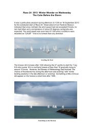 Race 24: 2013 Winter Wonder on Wednesday - Sandringham Yacht ...