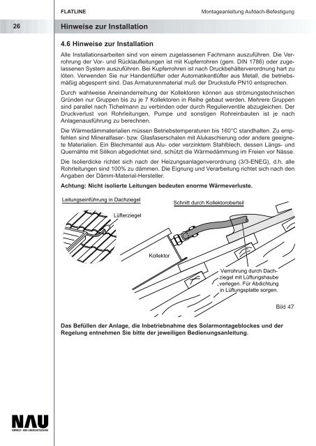 NAU FLATLINE BE Ultra plus / Pro plus - Hafner Haustechnik