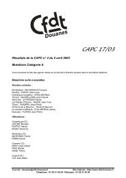 CAPC 17/03 - CFDT Finances