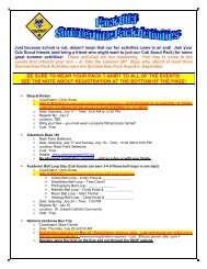 Summertime Pack Activities - Cub Scout Pack 883