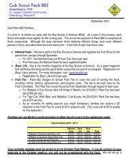 Recharter Letter 2010-2011 – 09202010 - Cub Scout Pack 883