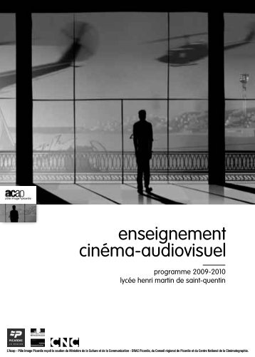 Programme d'enseignement cinÃ©ma-audiovisuel 2009-2010