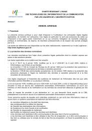 ANNEXE JURIDIQUE - Personnel