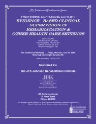 Dedicated To Service Excellence! - JFK Medical Center