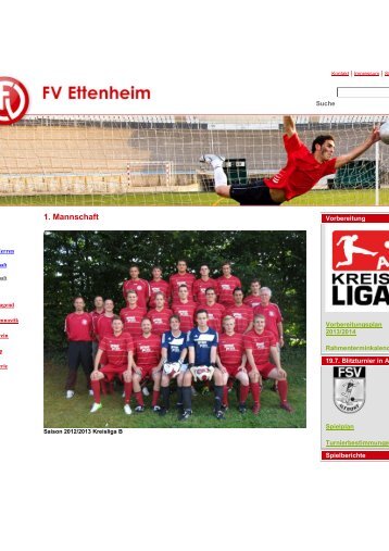 Saison 2012/2013 - FV Ettenheim