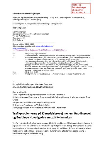 Kommentarer fra beboergruppen.pdf - Gladsaxe Kommune