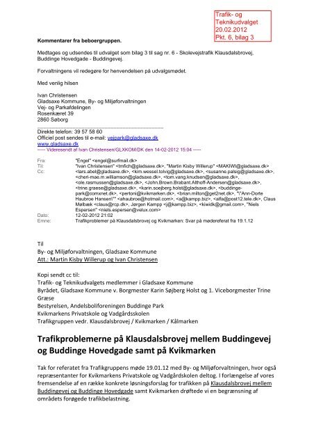 Kommentarer fra beboergruppen.pdf - Gladsaxe Kommune
