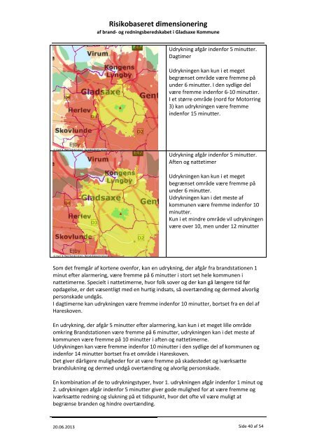 Risikobaseret dimensionering - Gladsaxe Kommune