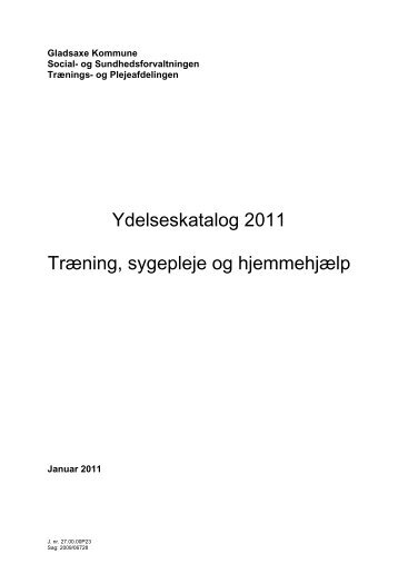 ydelseskatalog, bilag 2.pdf - Gladsaxe Kommune
