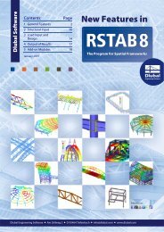 List of new features in RSTAB 8 (PDF)... - Dlubal Software