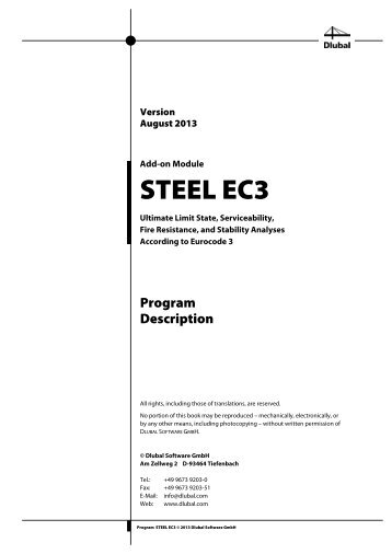 STEEL EC3 - Dlubal