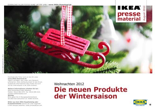 Die neuen Produkte der Wintersaison - Ikea-download