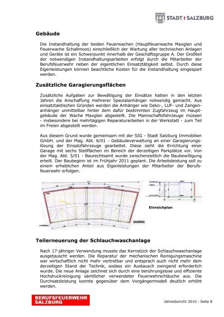 Jahresbericht 2010 - eBook - Berufsfeuerwehr Salzburg