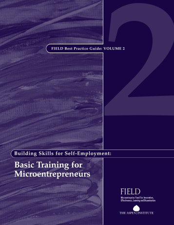 Basic Training for Microentrepreneurs - Field