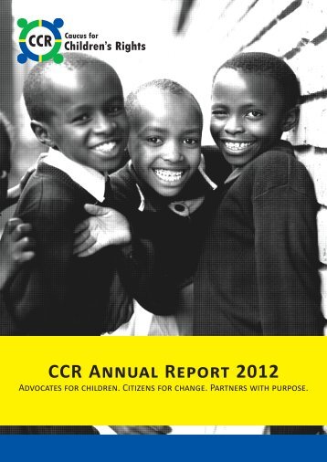 CCR Annual Report 2012 - Tanzania Education Network/Mtandao ...