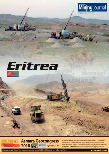 Asmara Geocongress 2010 - Embassy of The State of Eritrea