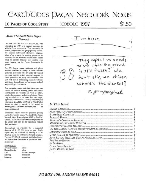 Earrhcldes Pa An Nerwork News Earthtides Pagan Network