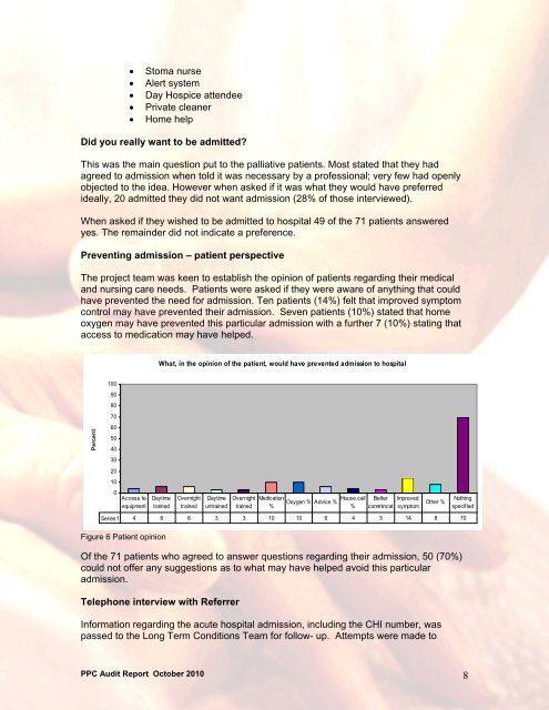 Preferred Place of Care Palliative Care Audit ... - NHS Lanarkshire