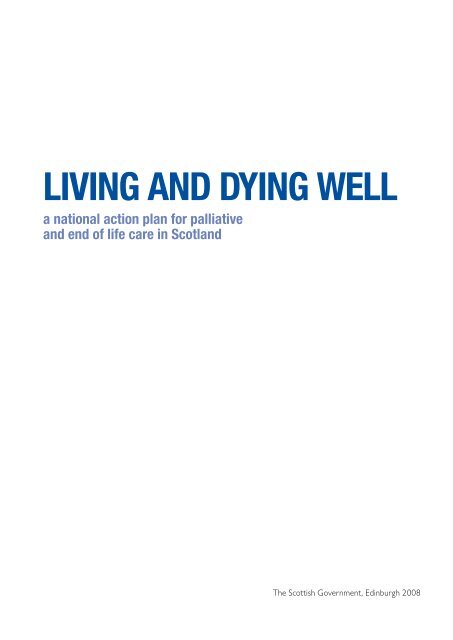 Living and Dying Well - Scottish Government