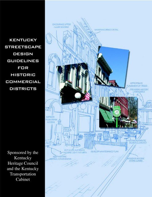 book cover shows photographs and streetscape drawings