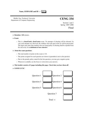 CENG 334 - kovan - Middle East Technical University