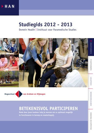 Studiegids 2012 - 2013 - Hogeschool van Arnhem en Nijmegen