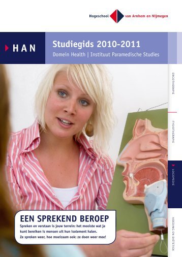 Studiegids 2010-2011 EEn SprEkEnd bEroEp - Hogeschool van ...