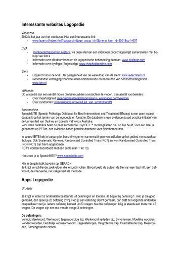 Laat u inspireren door de websites en apps in dit document
