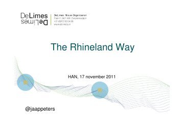 Presentatie van Jaap Peters