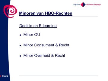 Minoren van HBO-Rechten