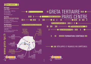 Télécharger la plaquette de l'offre - GRETA Tertiaire Paris Centre