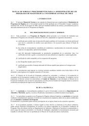 Manual procedimientos administraciÃ³n de Magister - Facultad de ...