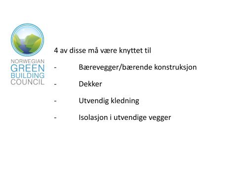 BREEAM-NOR Materialer - Bygg uten grenser