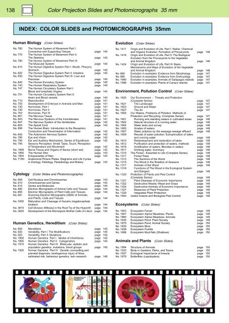 BIOLOGY - microscopia.info