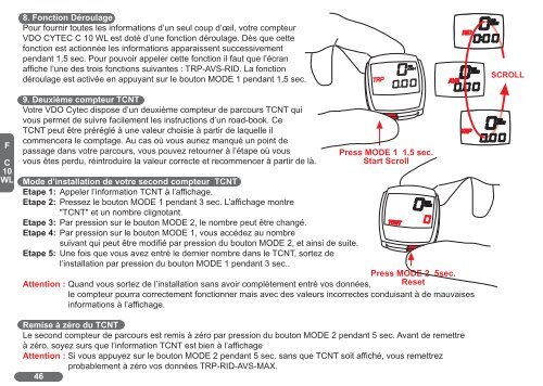 VDO CYTEC C 10 WL Introduction Merci d'avoir ... - XXcycle.com