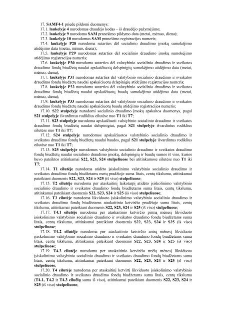 VALSTYBINIO SOCIALINIO DRAUDIMO FONDO VALDYBOS - Tax.lt