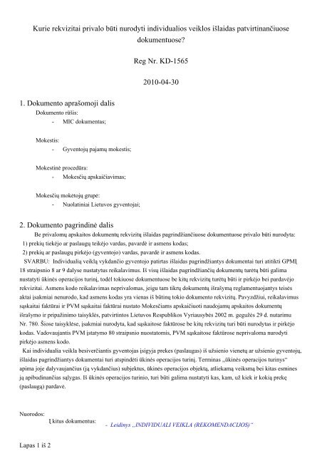 IDV dokumentu rekvizitai.pdf - Tax.lt