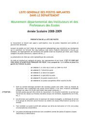 Mouvement dÃ©partemental des Instituteurs et des ... - SNUipp Guyane