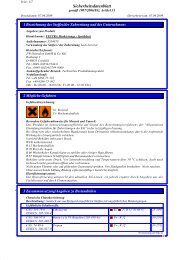 EG-Sicherheitsdatenblatt - Vectra-farben.de