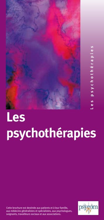 Les psychothÃ©rapies - Psycom