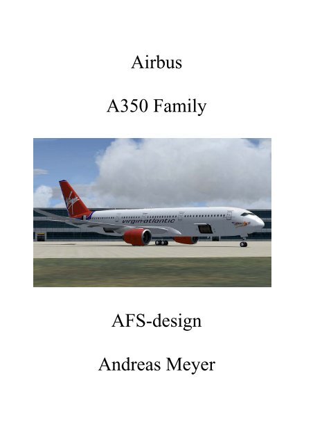 Airbus A350 Family AFS-design Andreas Meyer