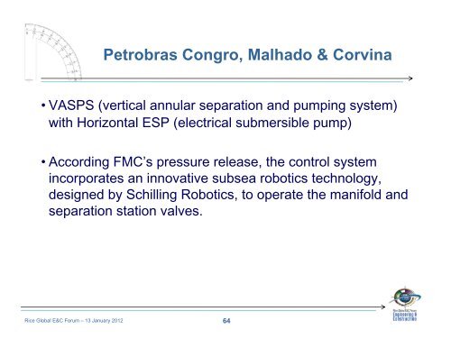 Subsea Separation and Processing of Oil, Gas & Produced Water ...