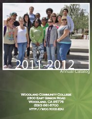 2011 - 2012 - Woodland Community College - Yuba Community ...