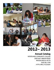 2012 - 2013 - Woodland Community College - Yuba Community ...
