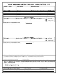 Ohio Residential Plan Submittal Form - Delaware County, Ohio