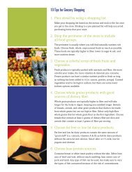 Tips for Grocery Shopping [PDF]